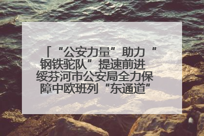 “公安力量”助力“钢铁驼队”提速前进 绥芬河市公安局全力保障中欧班列“东通道”绥芬河隧道贯通