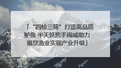 “四检三筛”打造高品质鲈鱼 半天妖携手闽威助力福鼎渔业实现产业升级
