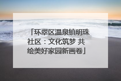 环翠区温泉镇明珠社区：文化筑梦 共绘美好家园新画卷