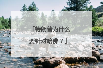 特朗普为什么要针对哈佛？