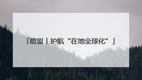 瞭望丨护航“在地全球化”
