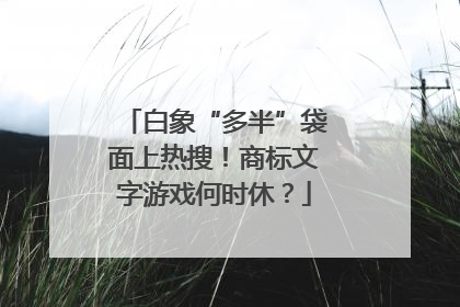 白象“多半”袋面上热搜！商标文字游戏何时休？