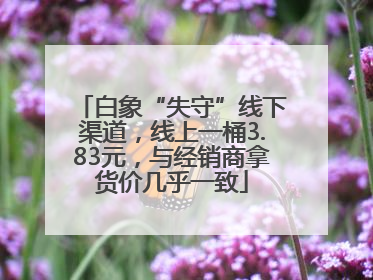 白象“失守”线下渠道，线上一桶3.83元，与经销商拿货价几乎一致