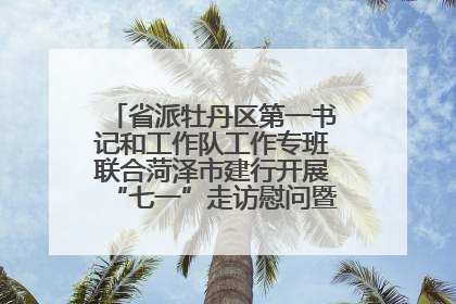 省派牡丹区第一书记和工作队工作专班联合菏泽市建行开展“七一”走访慰问暨红色教育活动