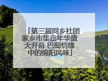 第三届同乡社团家乡市集嘉年华盛大开幕 巴蜀情缘中的绵阳风味