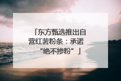东方甄选推出自营红薯粉条：承诺“绝不掺粉”