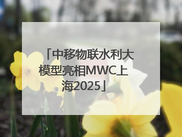 中移物联水利大模型亮相MWC上海2025