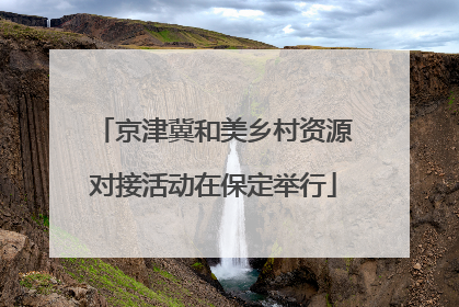 京津冀和美乡村资源对接活动在保定举行