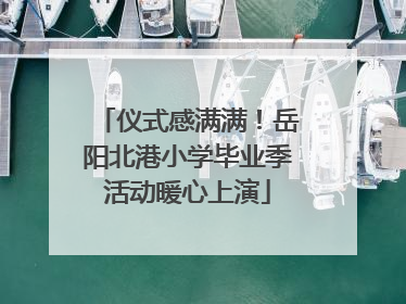 仪式感满满！岳阳北港小学毕业季活动暖心上演