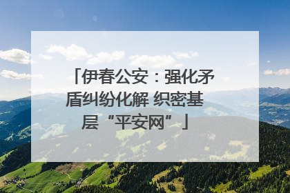 伊春公安：强化矛盾纠纷化解 织密基层“平安网”