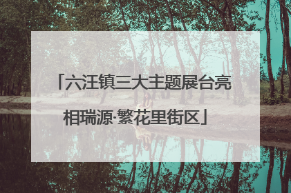 六汪镇三大主题展台亮相瑞源·繁花里街区