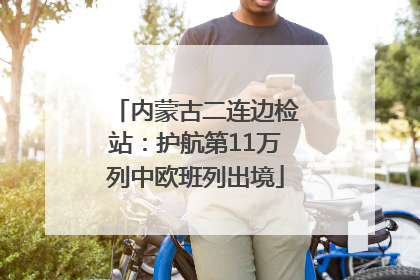 内蒙古二连边检站：护航第11万列中欧班列出境