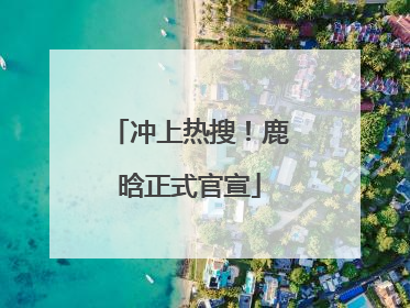 冲上热搜！鹿晗正式官宣