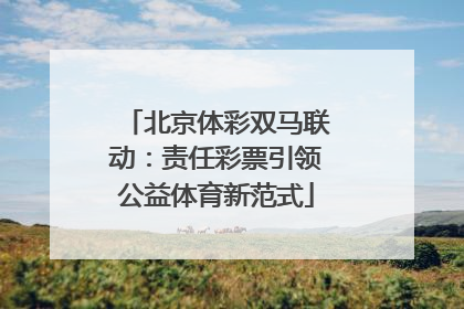 北京体彩双马联动：责任彩票引领公益体育新范式