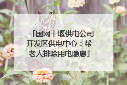 国网十堰供电公司开发区供电中心：帮老人排除用电隐患