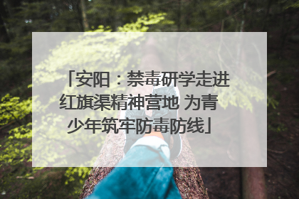 安阳：禁毒研学走进红旗渠精神营地 为青少年筑牢防毒防线