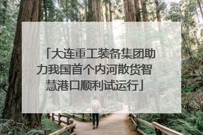 大连重工装备集团助力我国首个内河散货智慧港口顺利试运行