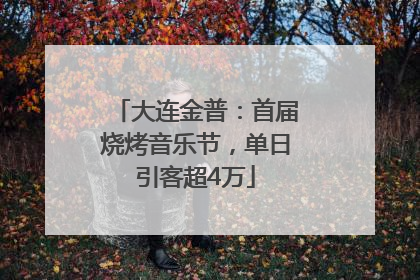 大连金普：首届烧烤音乐节，单日引客超4万