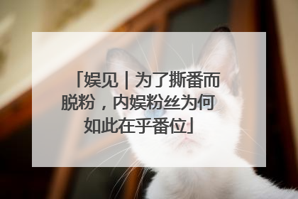 娱见｜为了撕番而脱粉，内娱粉丝为何如此在乎番位