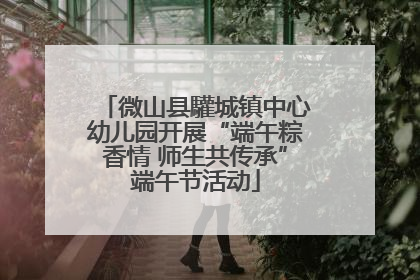 微山县驩城镇中心幼儿园开展“端午粽香情 师生共传承”端午节活动