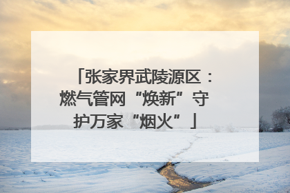 张家界武陵源区：燃气管网“焕新”守护万家“烟火”