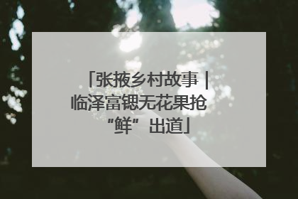 张掖乡村故事｜临泽富锶无花果抢“鲜”出道