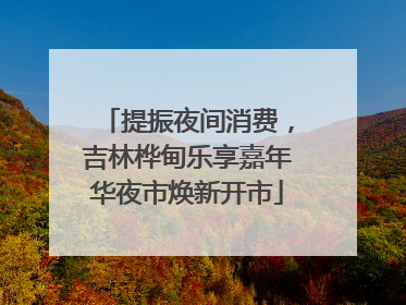 提振夜间消费，吉林桦甸乐享嘉年华夜市焕新开市