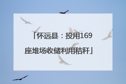 怀远县：投用169座堆场收储利用秸秆