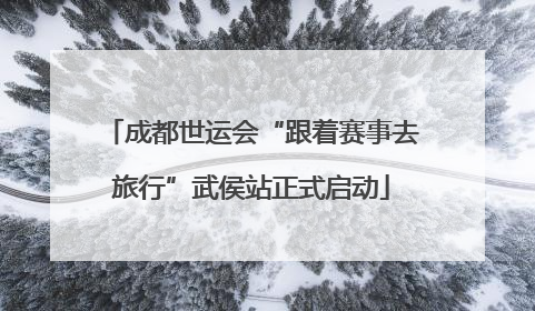 成都世运会“跟着赛事去旅行”武侯站正式启动