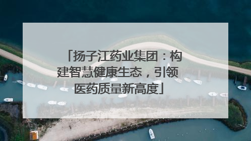 扬子江药业集团：构建智慧健康生态，引领医药质量新高度