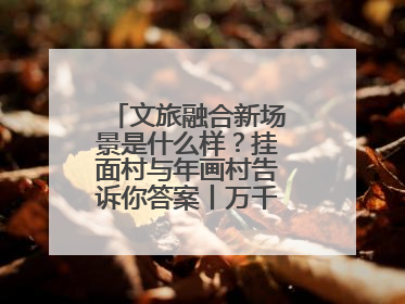 文旅融合新场景是什么样？挂面村与年画村告诉你答案丨万千气象看四川