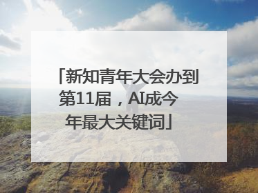 新知青年大会办到第11届，AI成今年最大关键词
