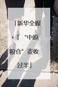 新华全媒+丨“中原粮仓”麦收过半