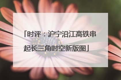 时评：沪宁沿江高铁串起长三角时空新版图