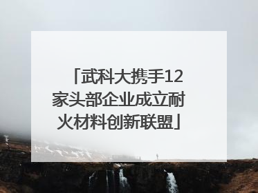 武科大携手12家头部企业成立耐火材料创新联盟