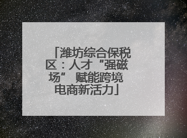 潍坊综合保税区：人才“强磁场” 赋能跨境电商新活力