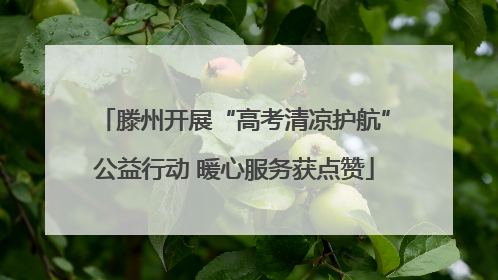 滕州开展“高考清凉护航”公益行动 暖心服务获点赞