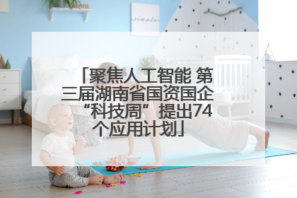 聚焦人工智能 第三届湖南省国资国企“科技周”提出74个应用计划