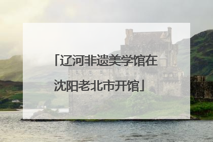 辽河非遗美学馆在沈阳老北市开馆