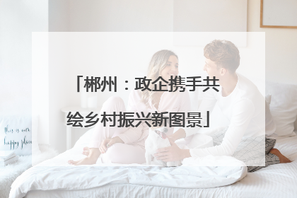 郴州：政企携手共绘乡村振兴新图景