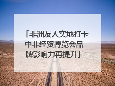 非洲友人实地打卡 中非经贸博览会品牌影响力再提升