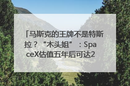 马斯克的王牌不是特斯拉？“木头姐”：SpaceX估值五年后可达2.5万亿美元！