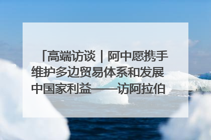 高端访谈｜阿中愿携手维护多边贸易体系和发展中国家利益——访阿拉伯议会议长亚马希