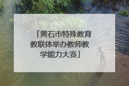 黄石市特殊教育教联体举办教师教学能力大赛