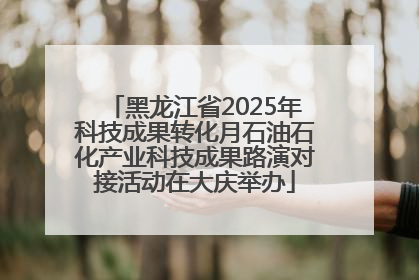 黑龙江省2025年科技成果转化月石油石化产业科技成果路演对接活动在大庆举办