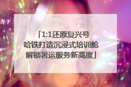 1:1还原复兴号 哈铁打造沉浸式培训舱解锁暑运服务新高度