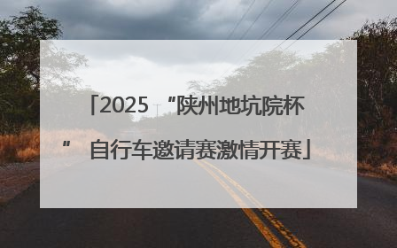 2025 “陕州地坑院杯” 自行车邀请赛激情开赛
