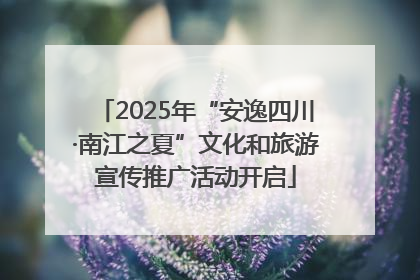 2025年“安逸四川·南江之夏”文化和旅游宣传推广活动开启