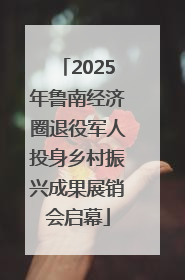 2025年鲁南经济圈退役军人投身乡村振兴成果展销会启幕