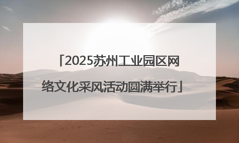 2025苏州工业园区网络文化采风活动圆满举行